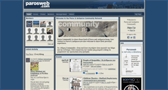 Desktop Screenshot of community.parosweb.com