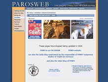 Tablet Screenshot of paws.parosweb.com